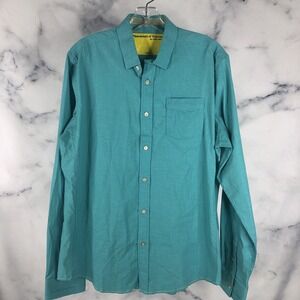 Descendant Of Thieves Long Sleeve Button Down Shirt Men's Size L Limited 240 gre